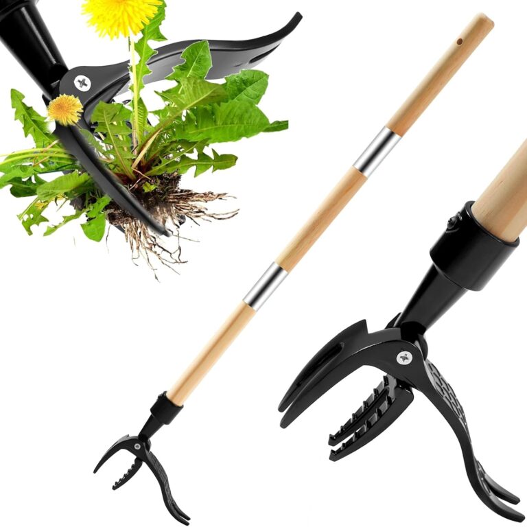 Standing Weeder with Bamboo Handle – Garden Tool