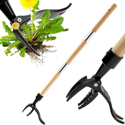 Standing Weeder with Bamboo Handle – Garden Tool