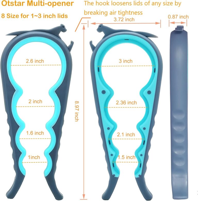 Multi-Opener Set for Jars, Bottles, and Cans – Kitchen Tool