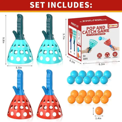 Pop & Catch Rocket Game Set – Children’s Interactive Toy