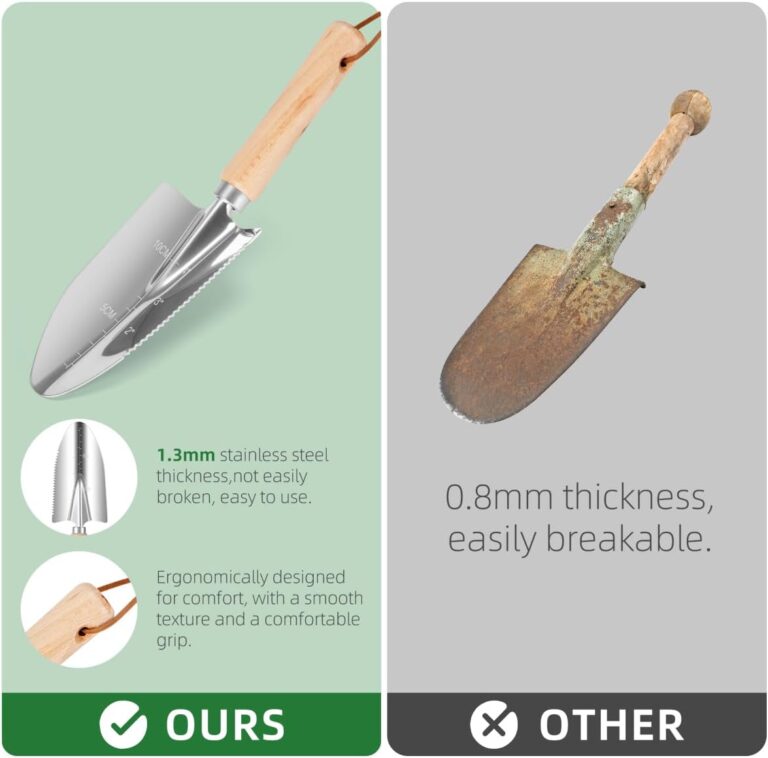 9-Piece Garden Tool Set – Ergonomic and Durable