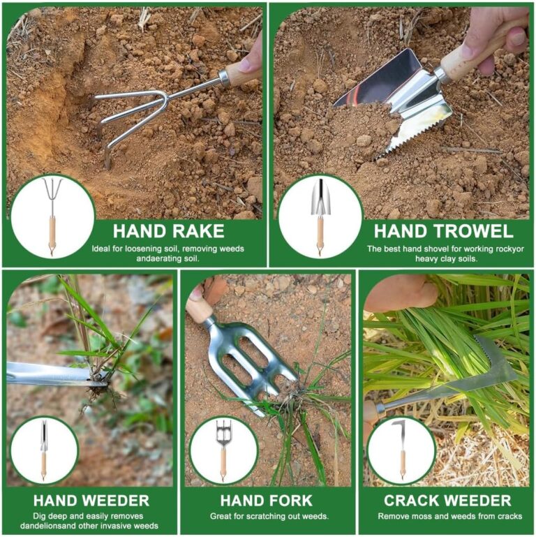 9-Piece Garden Tool Set – Ergonomic and Durable