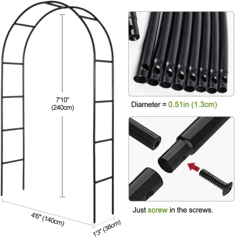 Metal Garden Arch – Wedding and Outdoor Decor