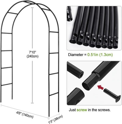 Metal Garden Arch – Wedding and Outdoor Decor