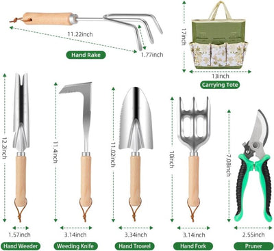 9-Piece Garden Tool Set – Ergonomic and Durable