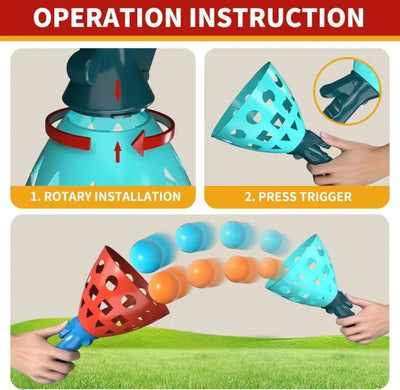 Pop & Catch Rocket Game Set – Children’s Interactive Toy